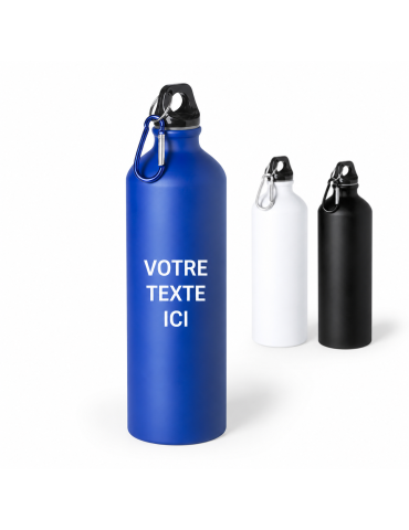 Boule décorative publicitaire unique - Cadeau d'entreprise BALY Matières : aluminium Couleurs : bleu 2