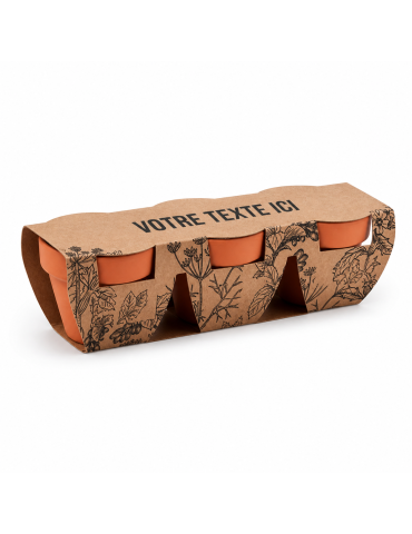 Pots s en terre cuite pour herbes | Objets publicitaires 2
