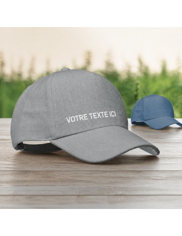 Casquette  et chic en chanvre | Personnalisée pas cher NAIMA CAP 2