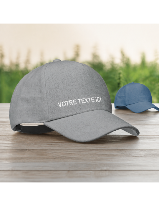 Casquette  et chic en chanvre | Personnalisée pas cher NAIMA CAP