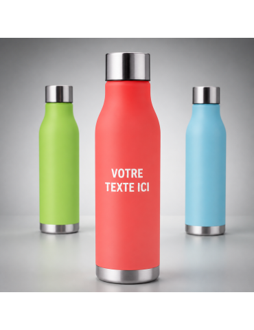 Bouteille en RPET Cadeau Personnalisé GLACIER 600ml pas cher 2