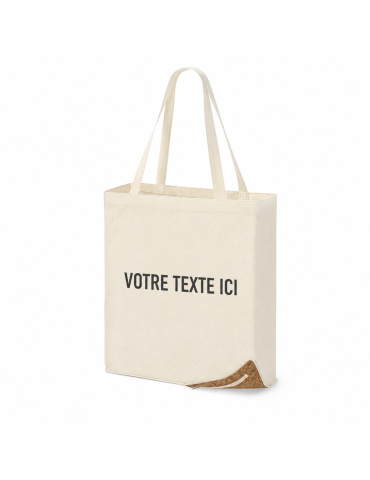 Sac Pliable Personnalisé Idéal pour le Shopping - Charel Matières : liège Couleurs : naturel 2