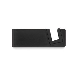 Support téléphone  en bambou/ABS personnalisé - STANDOL+ pas cher Matières : bambou Couleurs : noir marquage laser ultra précis