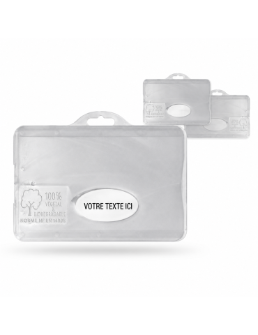 Porte-badge Éco-responsable 100% Végétal - Personnalisable 2