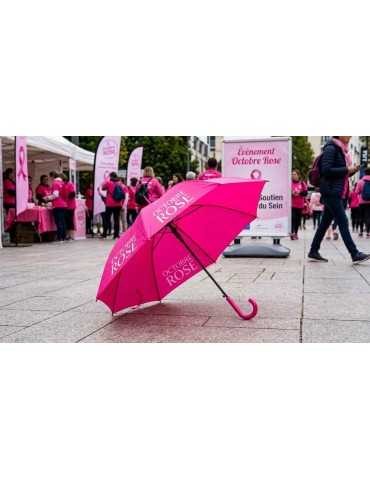 Parapluie personnalisée Octobre Rose