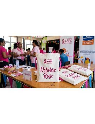 Totebag octobre rose