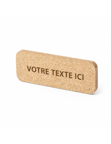 Badge Éco-responsable Personnalisé d'Identification Sartal pas cher Matières : liège 2