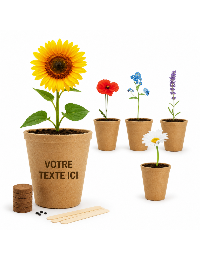Kit de Culture de Fleurs à personnaliser