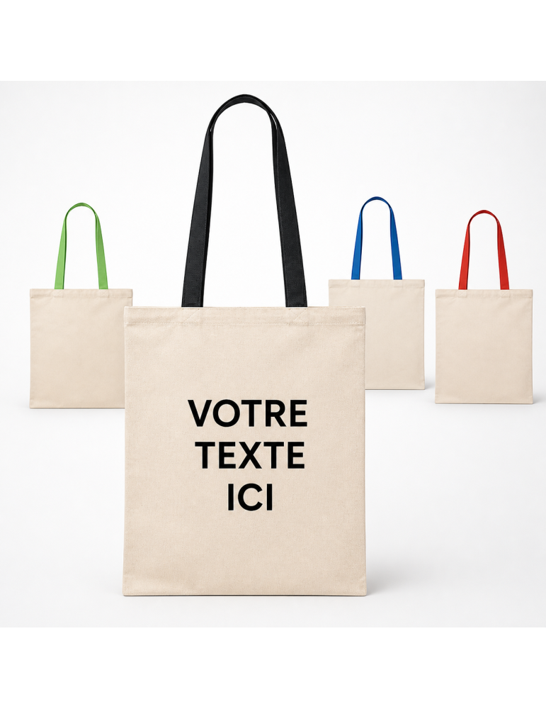 Sac Shopping et Pratique en Coton ZEVRA Personnalisée pas cher