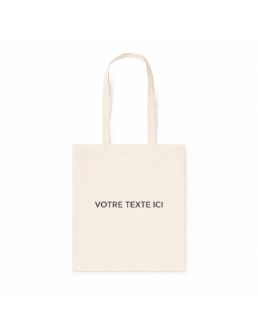 Sac Shopping Éco-responsable et Pratique Personnalisé Fizzy pas cher Matières : coton organique Couleurs : naturel 2