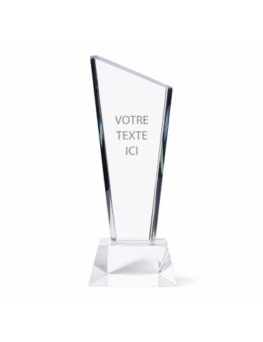 Trophée en verre personnalisé Coupe Lanton Matières : verre 2