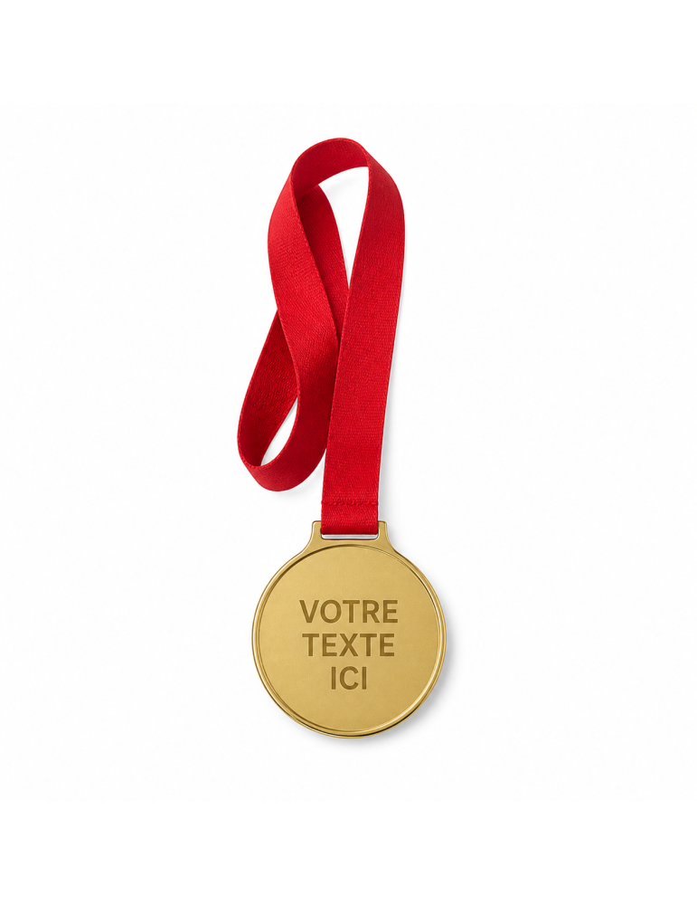 Médaille Personnalisée Maclein - Dorée