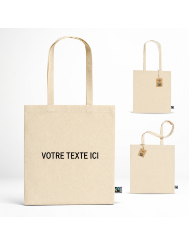 Sac Éthique Fairtrade - Flyca Matières : coton Couleurs : naturel 2