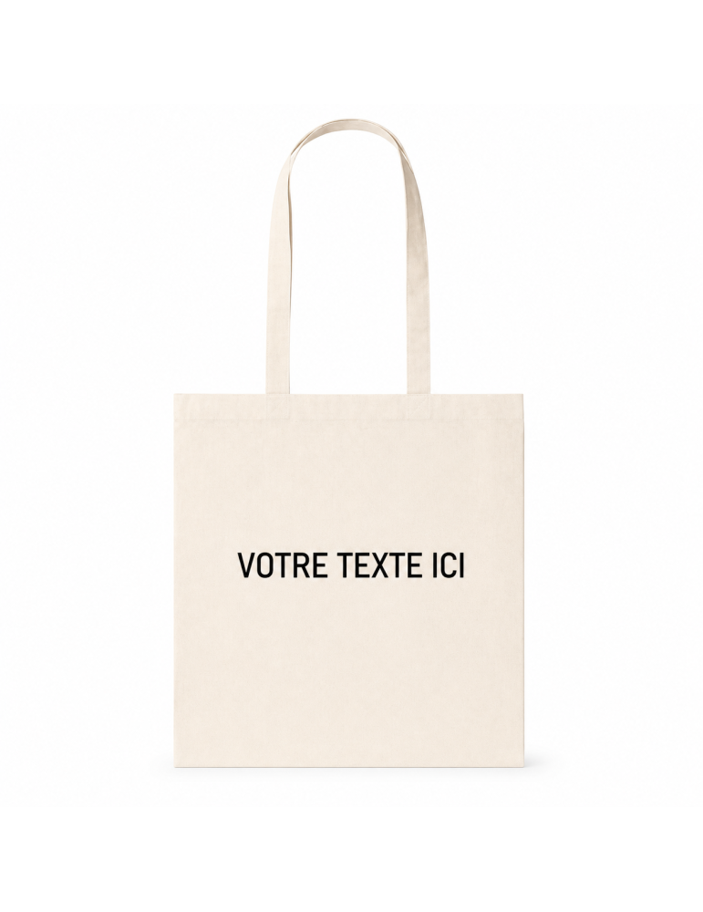 Sac de Shopping en Coton Bio Personnalisé Pas Cher - Rumel