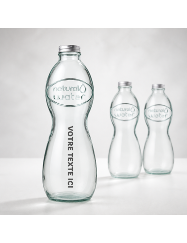 Gourde Éco-responsable Personnalisable Bidon Limpix Matières : verre recyclé 2