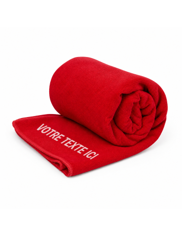 Serviette Éco-responsable et Durable Absorbante - Risel Couleurs : rouge Matières : polyester recyclé 2