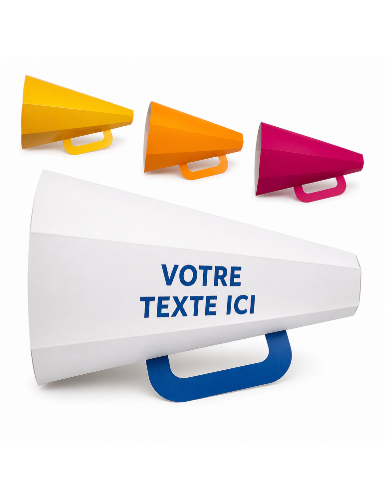 Mégaphone en carton