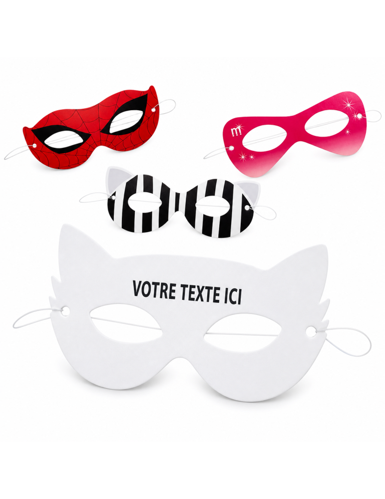 Loup en carton - Masque yeux