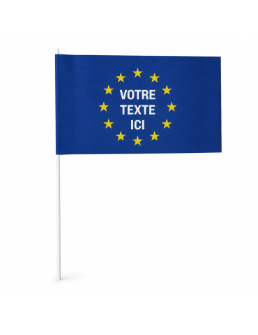 Petit drapeau Europe Matières : papier Couleurs : blanc 2