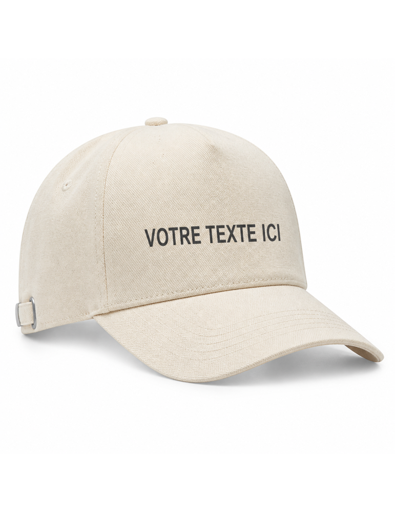 Casquette en Coton Organique BICCA CAP Personnalisée pas cher