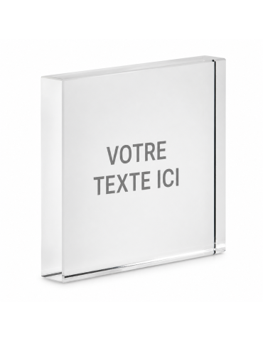 Cadre trophée en cristal personnalisé - Cadeau d'entreprise BLO 2