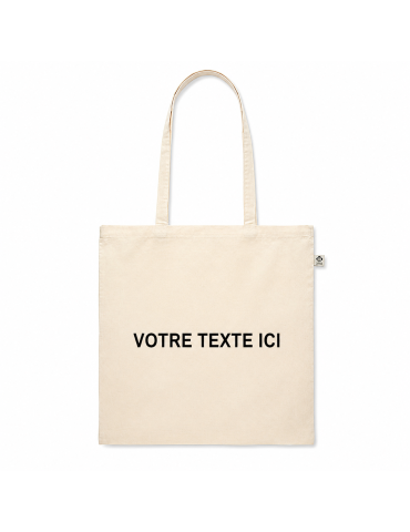 Sac Shopping en Coton Recyclé Personnalisé pas cher 2