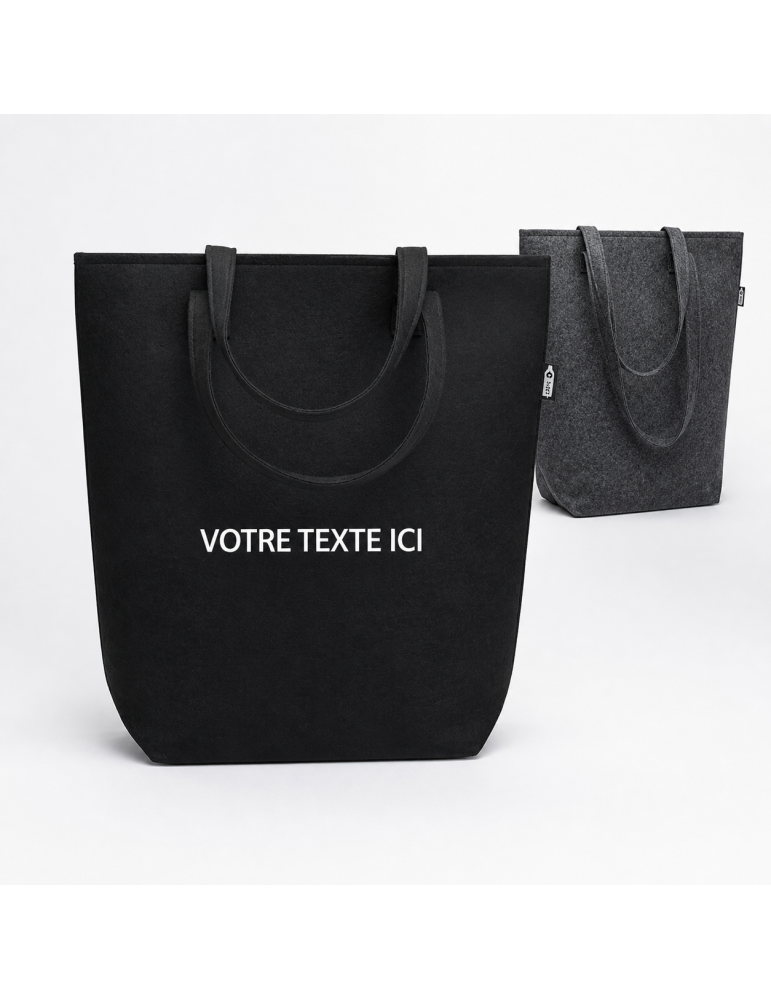 Sac Shopping Feutre et Stylé Personnalisé RPET NATA pas cher