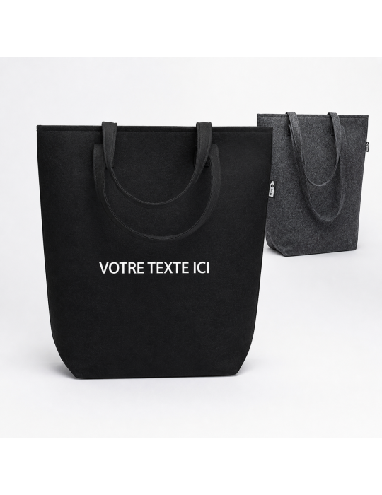 Sac Shopping Feutre et Stylé Personnalisé RPET NATA pas cher