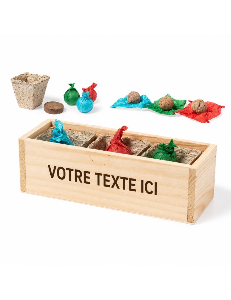 Kit Verger Herbes Aromatiques Personnalisé Mendrax pas cher