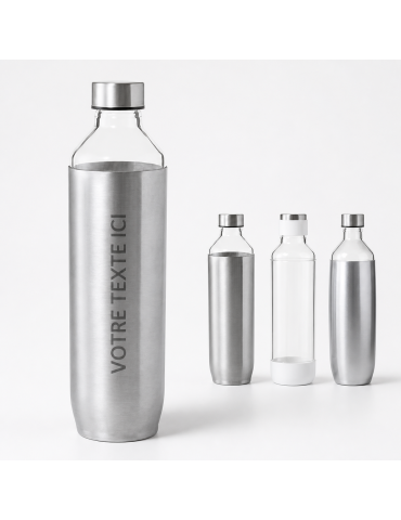 Gourde Éco-responsable Personnalisée Élégante Ivisur pas cher Matières : acier inoxydable 2