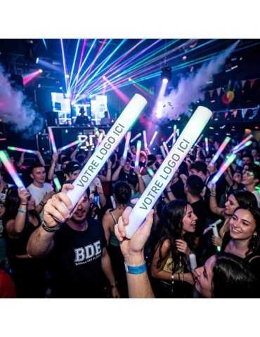 Foam Party Glow LED Stick White