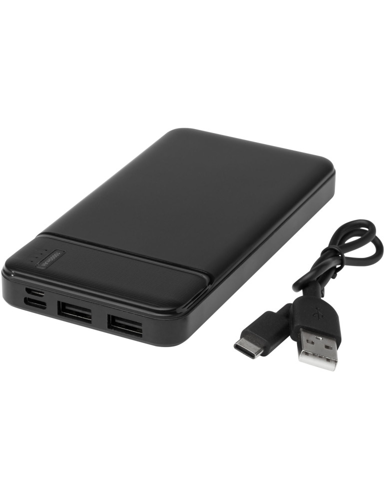 Batterie de secours personnalisable 10 000 mAh en plastique recyclé Loop