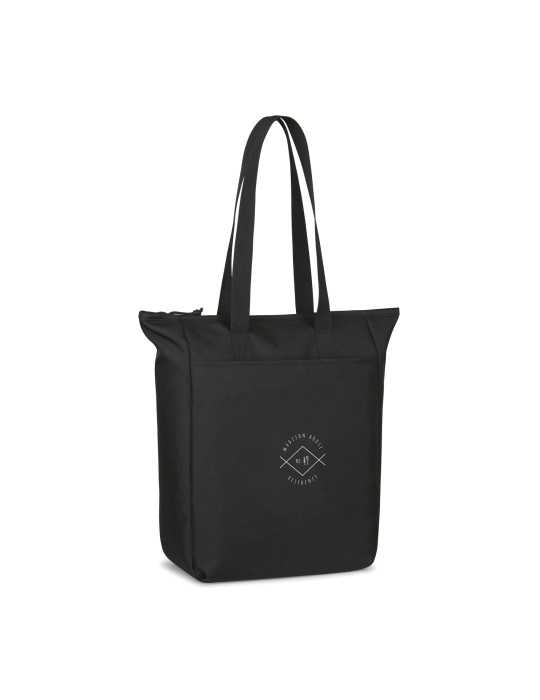 Tote bag avec fermeture à zip en rPET AWARE Renew personnalisable