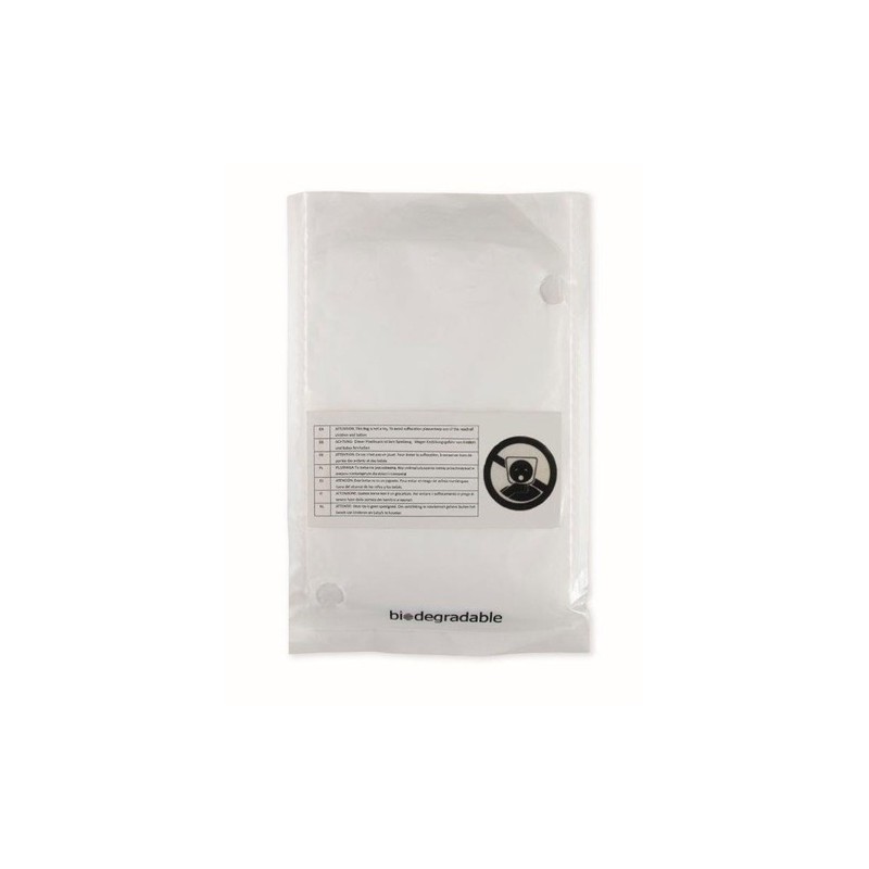 Poncho biodégradable personnalisable - Objet publicitaire - SPRINKLE PLA Matières : polyéthylène (PE) Couleurs : transparent per