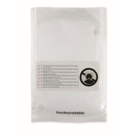 Poncho biodégradable personnalisable - Objet publicitaire - SPRINKLE PLA Matières : polyéthylène (PE) Couleurs : transparent per