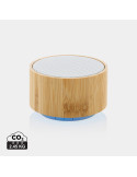 Enceinte 3 W bambou et ABS recyclé RCS personnalisable