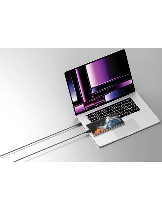 Câble Anker 322 USB-C vers USB-C tressé 1,8 m 60 W publicitaire