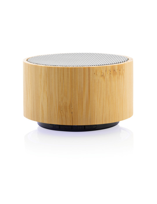 Enceinte 3 W bambou et ABS recyclé RCS personnalisable