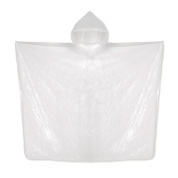 Poncho biodégradable personnalisable - Objet publicitaire - SPRINKLE PLA Matières : polyéthylène (PE) Couleurs : transparent cad