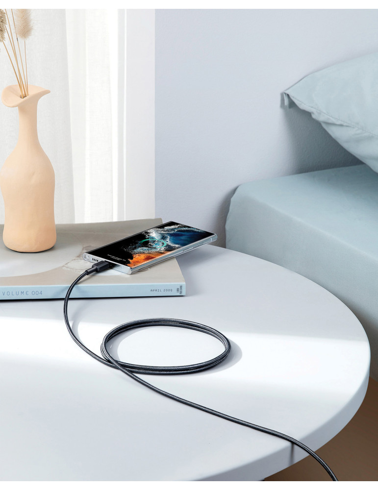 Câble Anker 322 USB-C vers USB-C tressé 1,8 m 60 W publicitaire