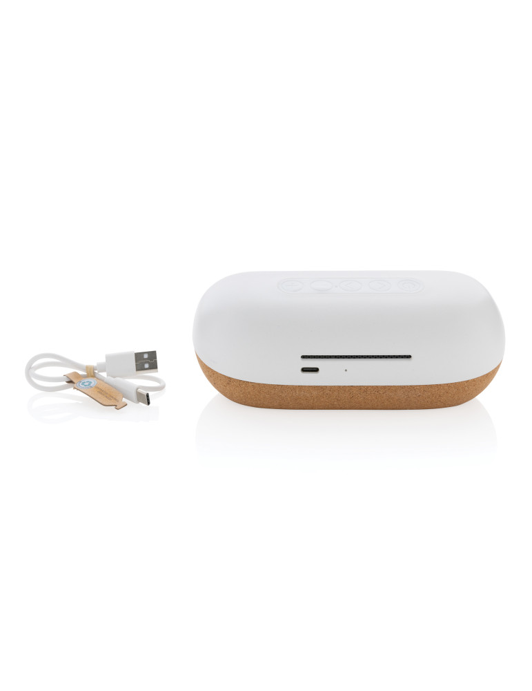 Enceinte Oregon 10 W en liège et ABS RCS personnalisable