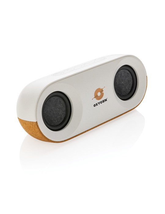 Enceinte Oregon 10 W en liège et ABS RCS personnalisable