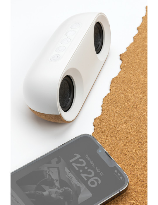 Enceinte Oregon 10 W en liège et ABS RCS personnalisable