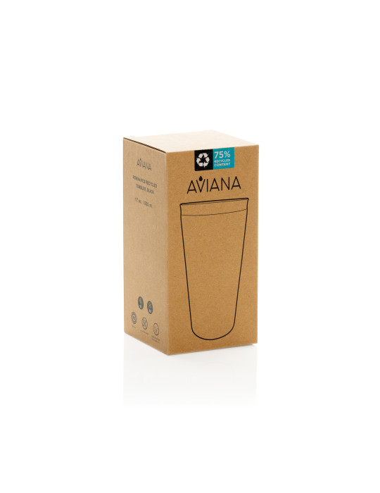 Mug 500ml en acier recyclé RCS Aviana Rowan personnalisable