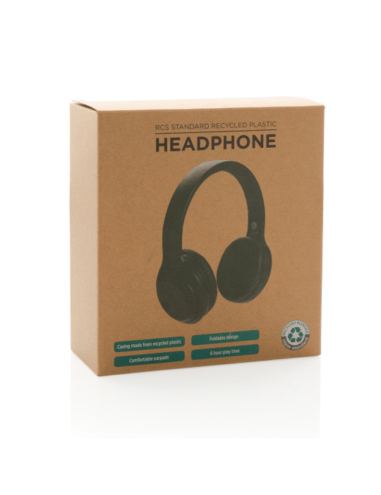 Casque sans fil pliable en plastique RCS personnalisable