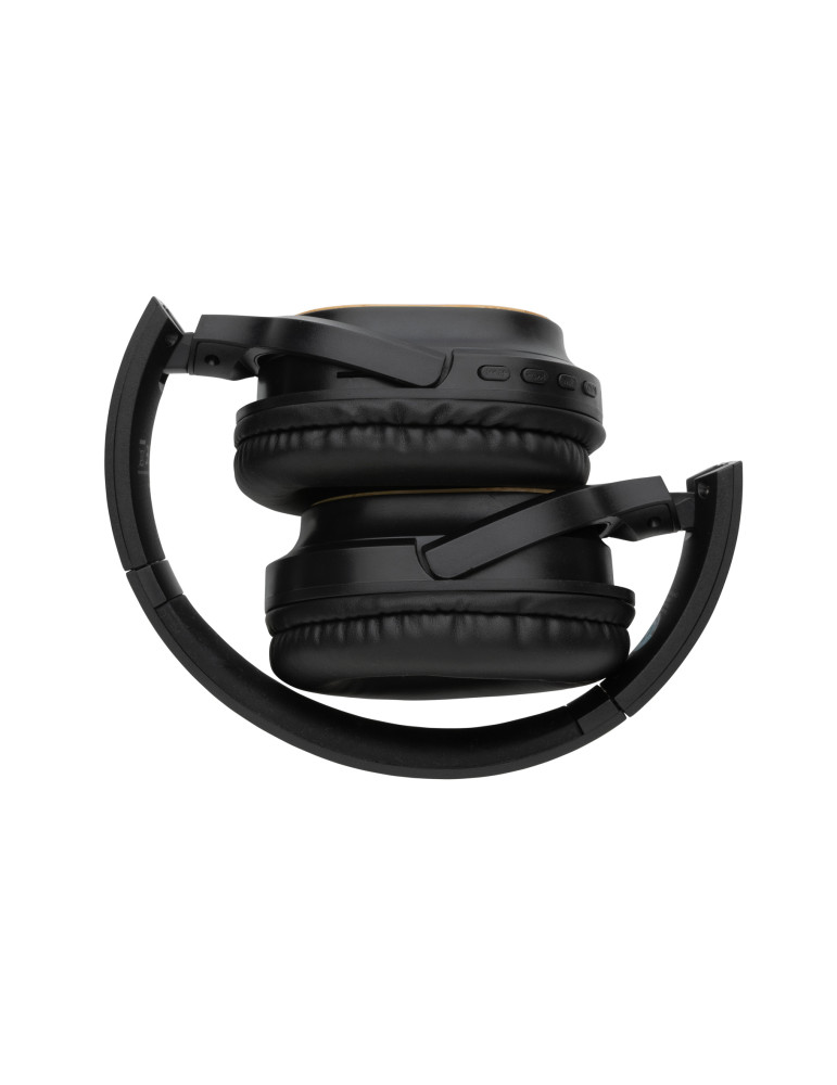Casque pliable Elite en bambou et ABS recyclé personnalisable