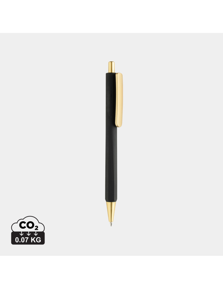 Stylo Edge trois faces finition métallique RCS personnalisable
