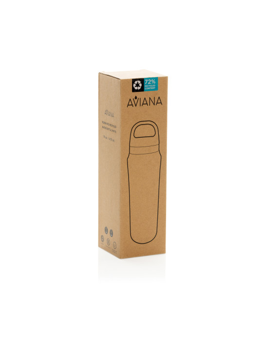 Gourde 470ml en acier recyclé RCS Aviana Rowan personnalisable