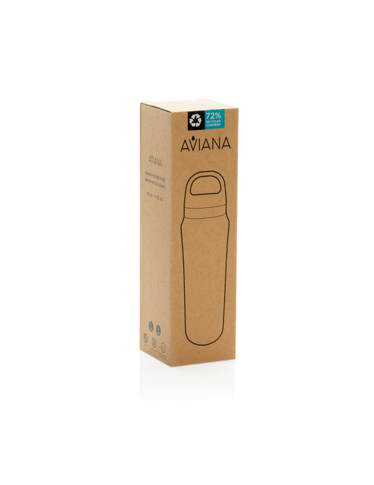 Gourde 470ml en acier recyclé RCS Aviana Rowan personnalisable