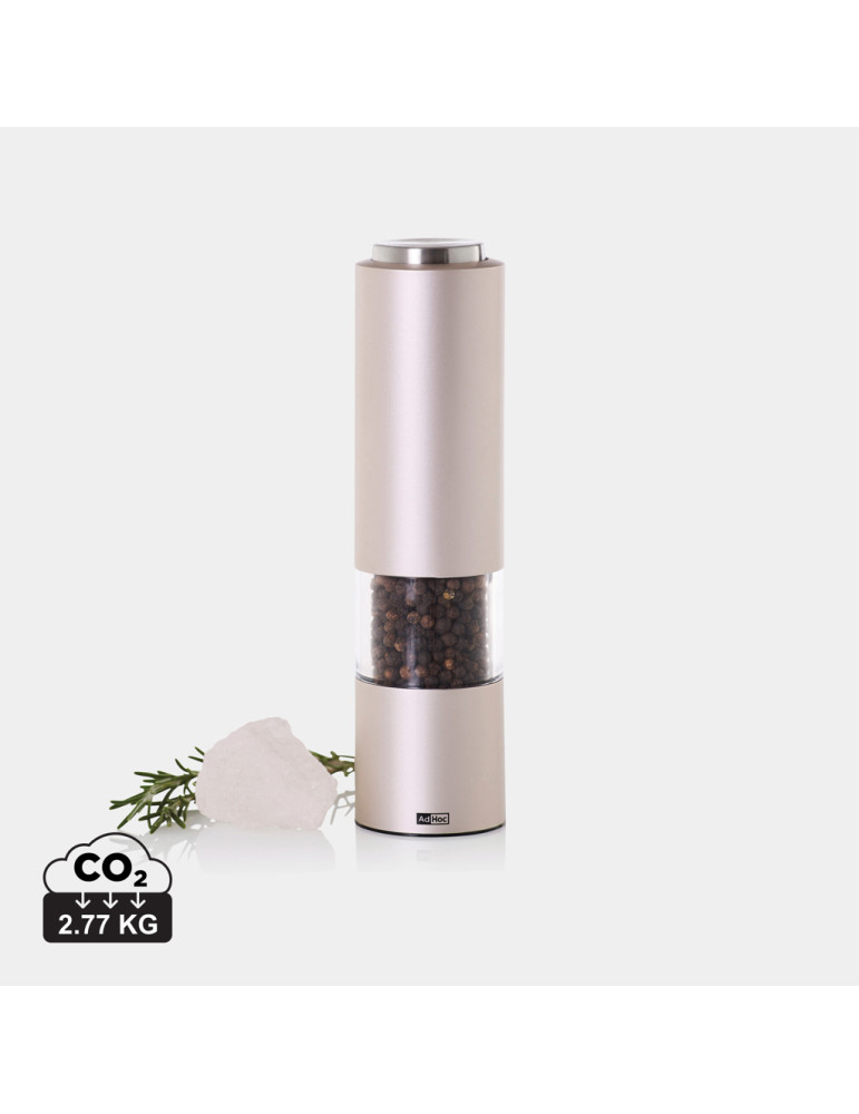 Moulin électrique AdHoc eMill.3 pour sel ou poivre personnalisable